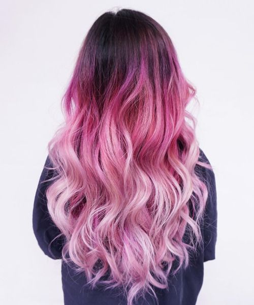mechas-de-colores-arcoiris-rosa-pastel | EL DETALLE PERFECTO